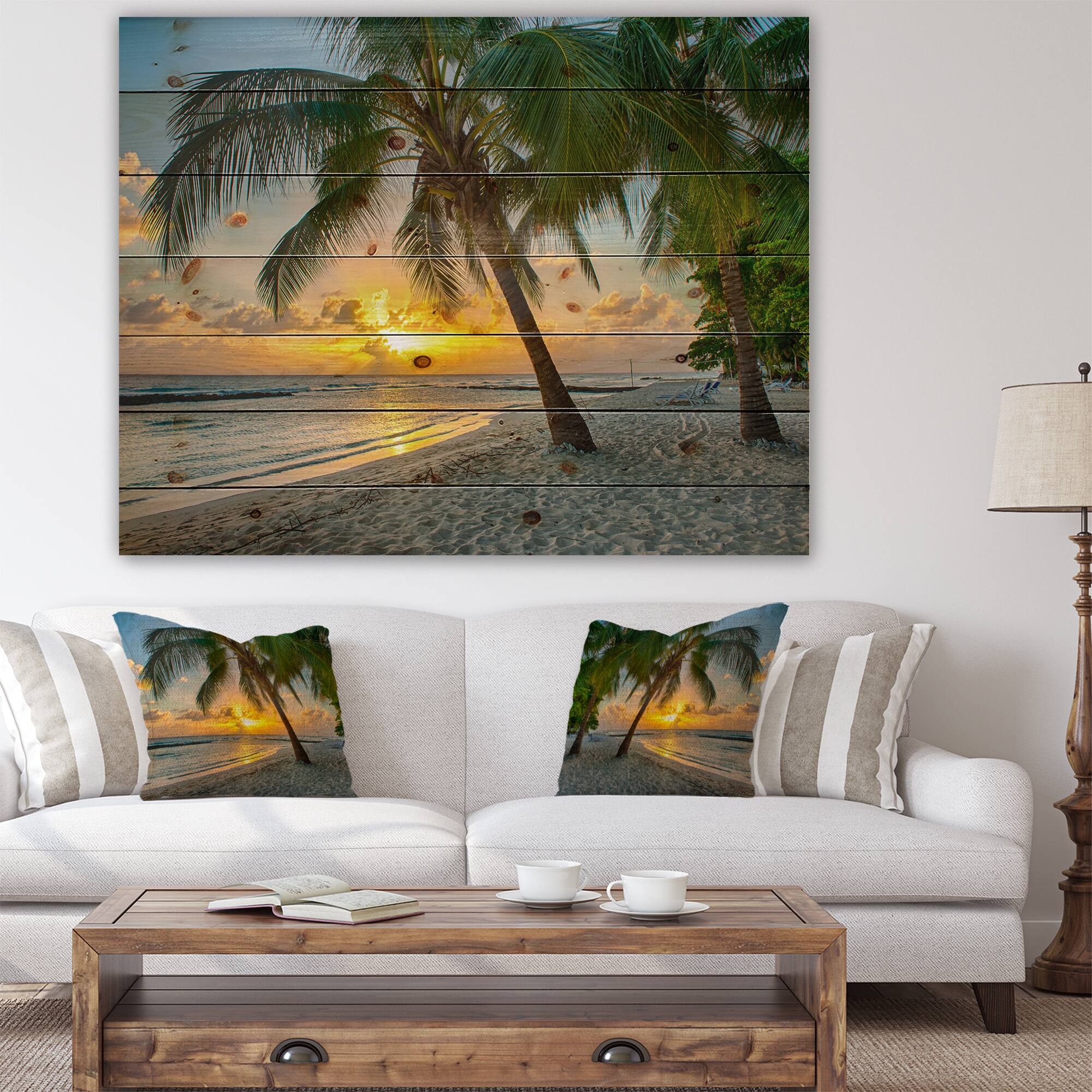 Designart - Beach in Caribbean Island of Barbados
